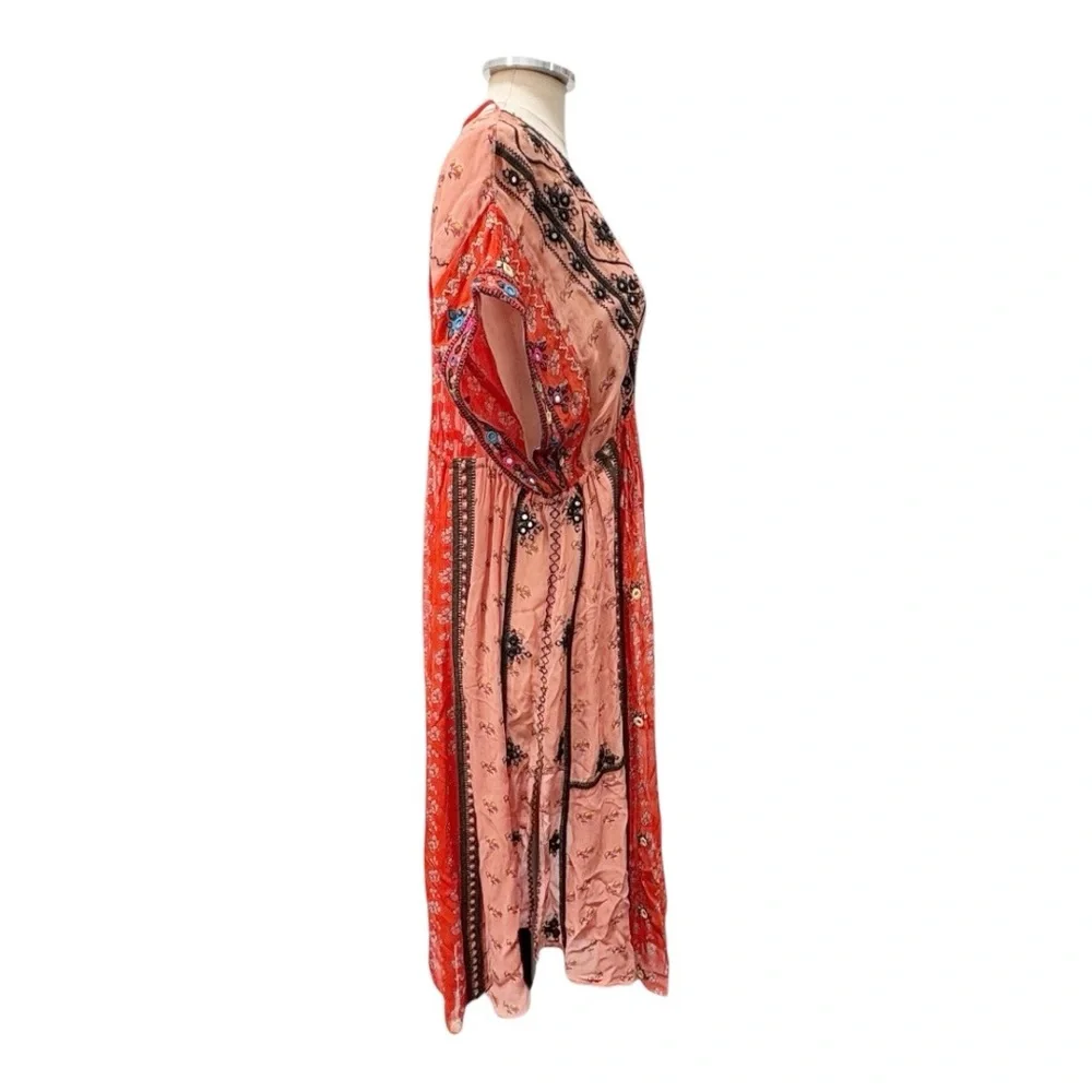 Free People Smiling Sun Maxi Dress Size Medium - Picture 2 of 12